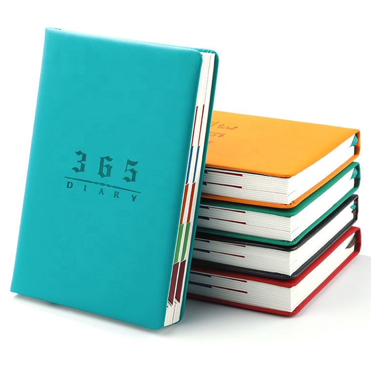 Yuhe-Hardcover book, paper book, planner, PU leather diary, notebook