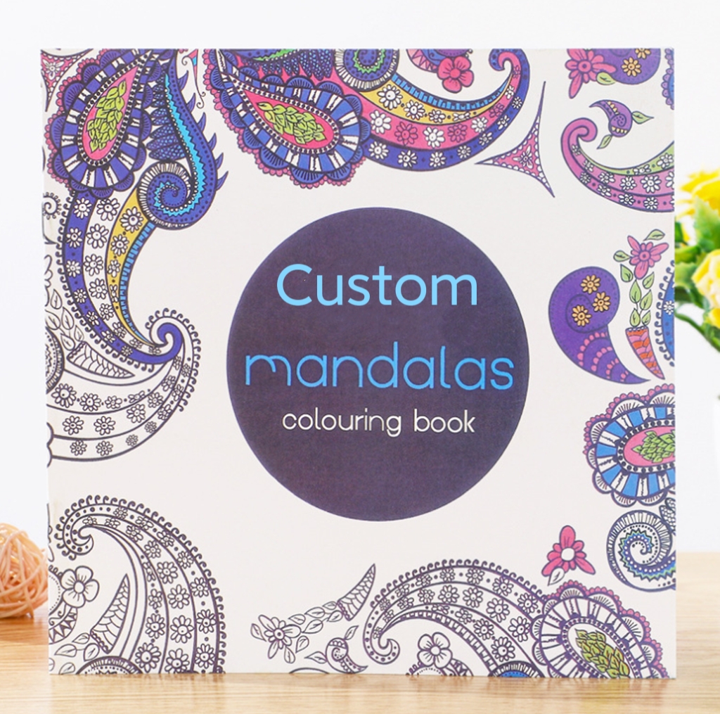 How to custom design your own coloring book printing for adult?