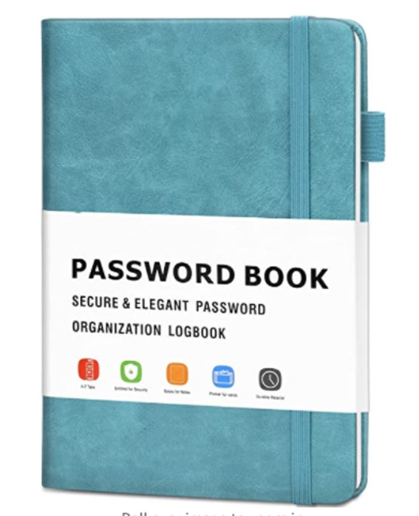 How to embossed with your company logo om front of the password keeper logbook?