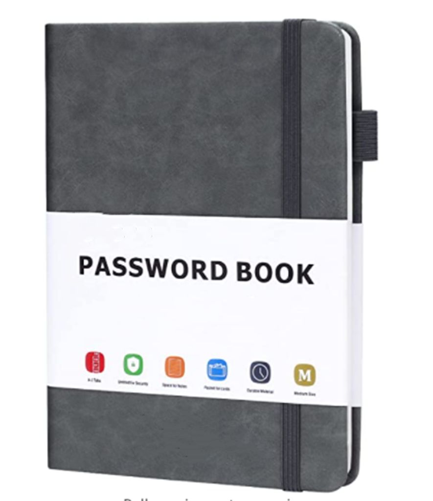How to customise your own front cover of password book?
