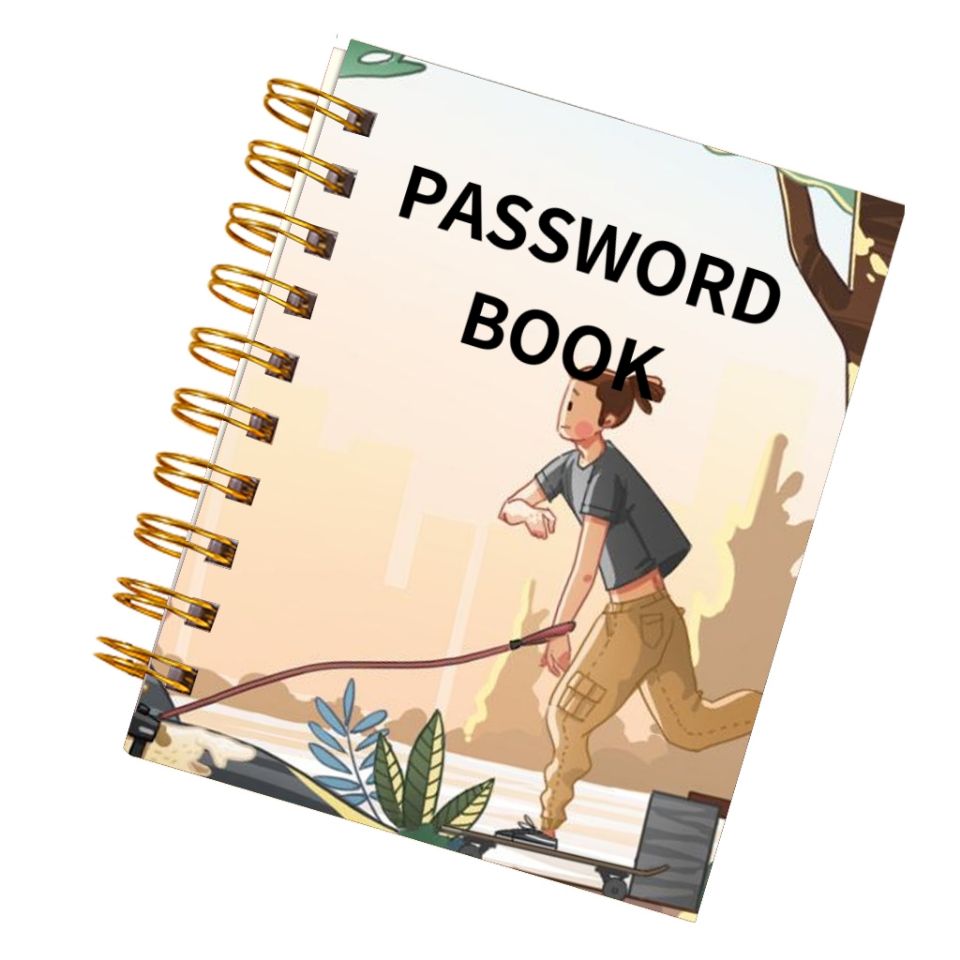 Why you need to custom your own password record books with tabs to record?