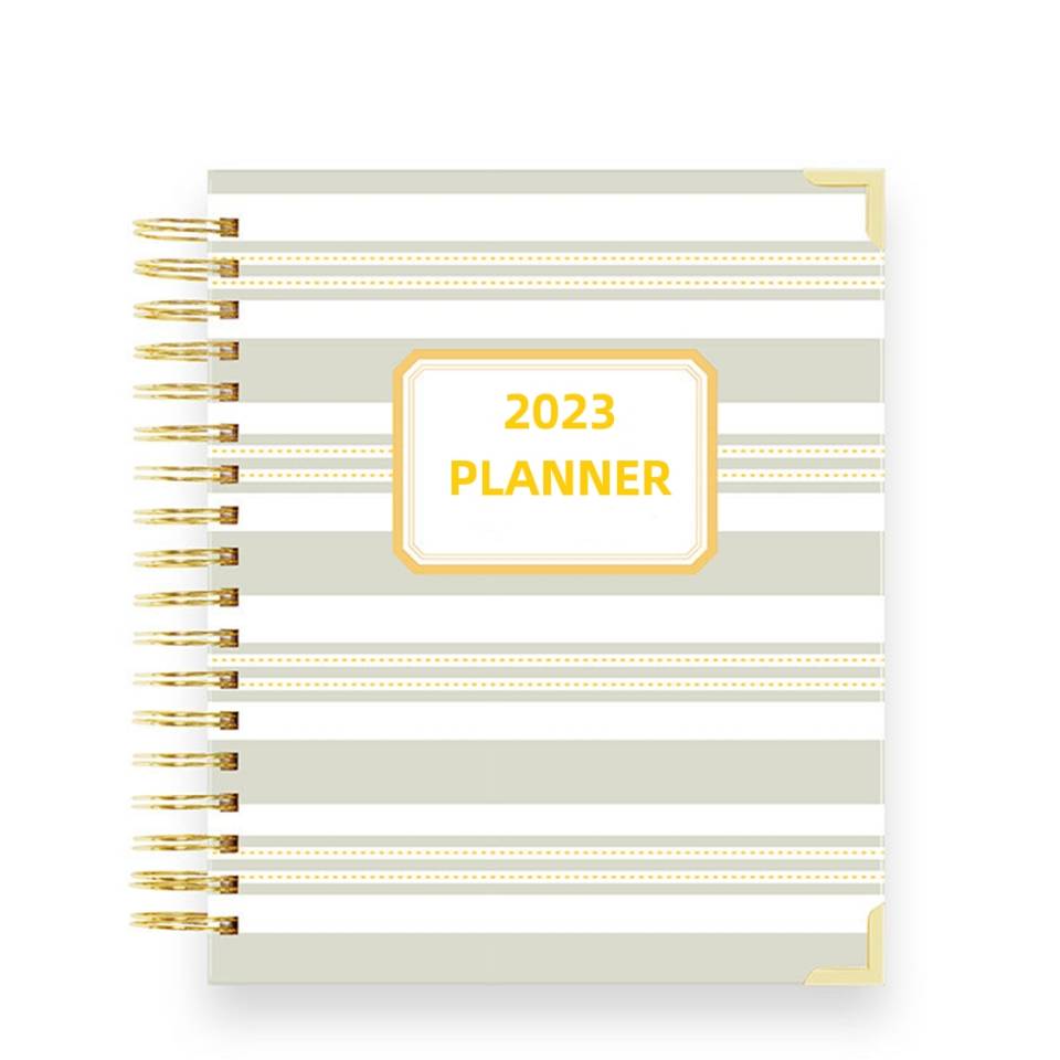 Where to custom planner printing spiral hardcover with your own design and logo?---Yuhe Print