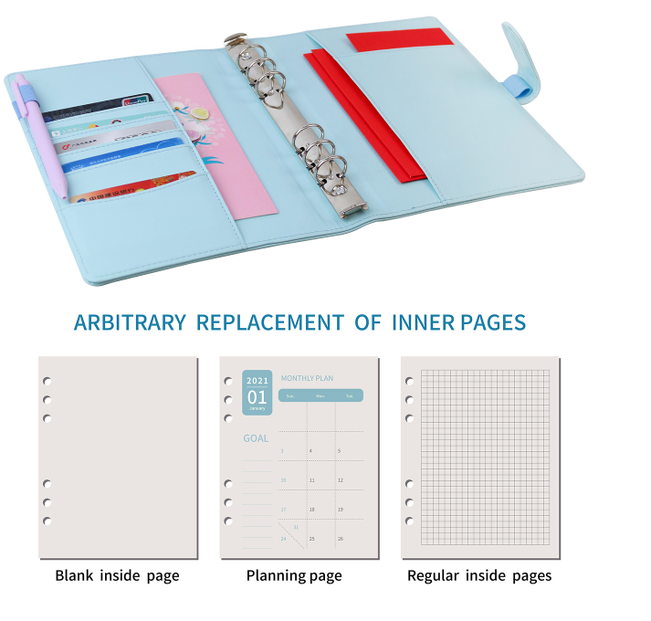 Where to custom company logo and name of a5 6 ring binder cover?---Yuhe Print