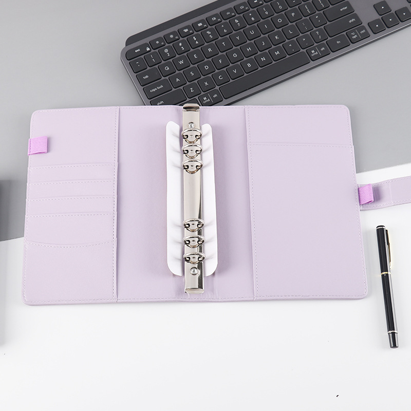 Where to custom safe and tear-resistant PU leather budget binder a6?---Yuhe Print