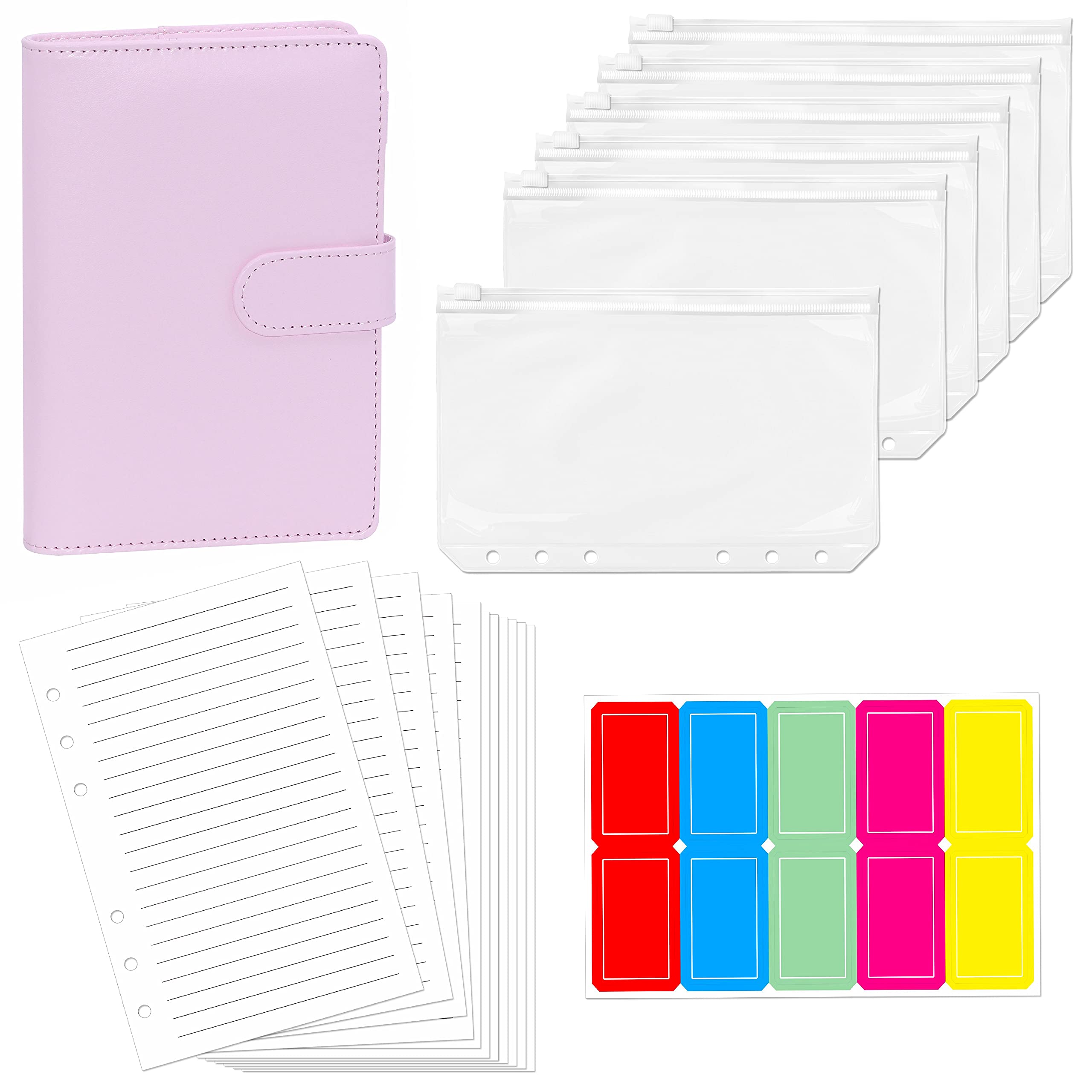 Where to custom daily planner binder with 6 PVC zipper bags and stickers?---Yuhe Print