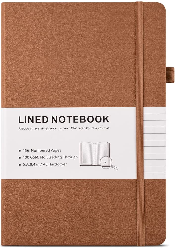 What is the material of the hard cover notebook? Yuhe Print