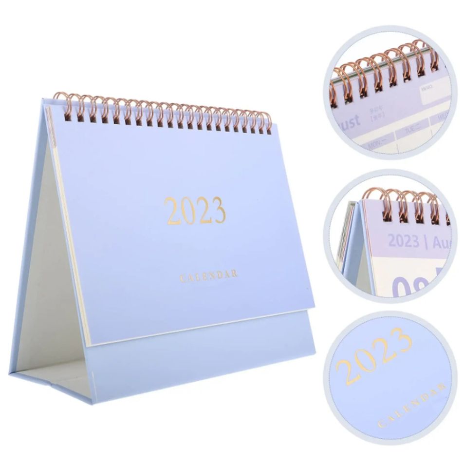 Where to custom made desk standing flip covers 18 months calendar 2023?---Yuhe Print