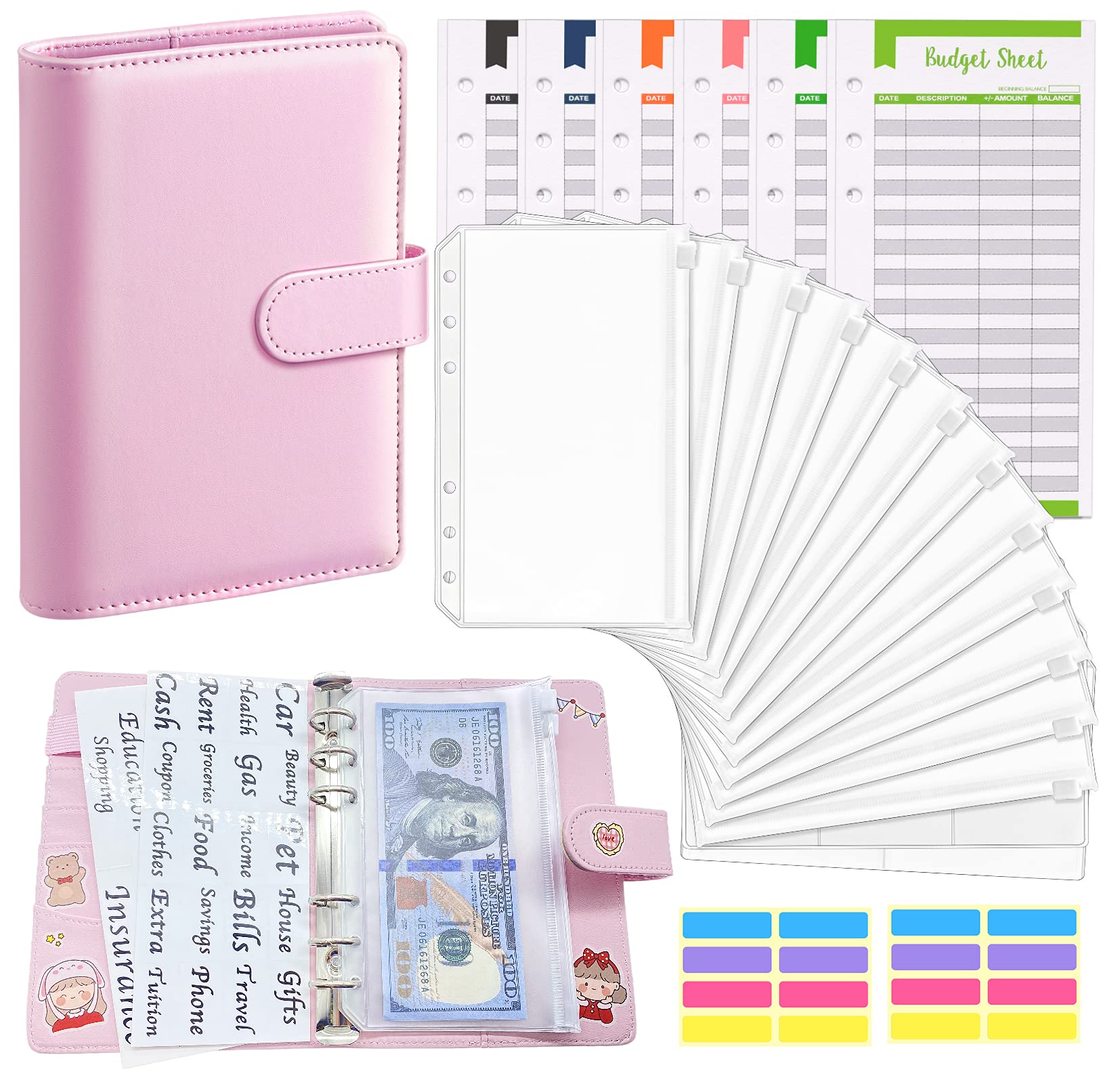 Where to custom color A6 PU Leather Binder with Zipper Envelopes?---Yuhe Print