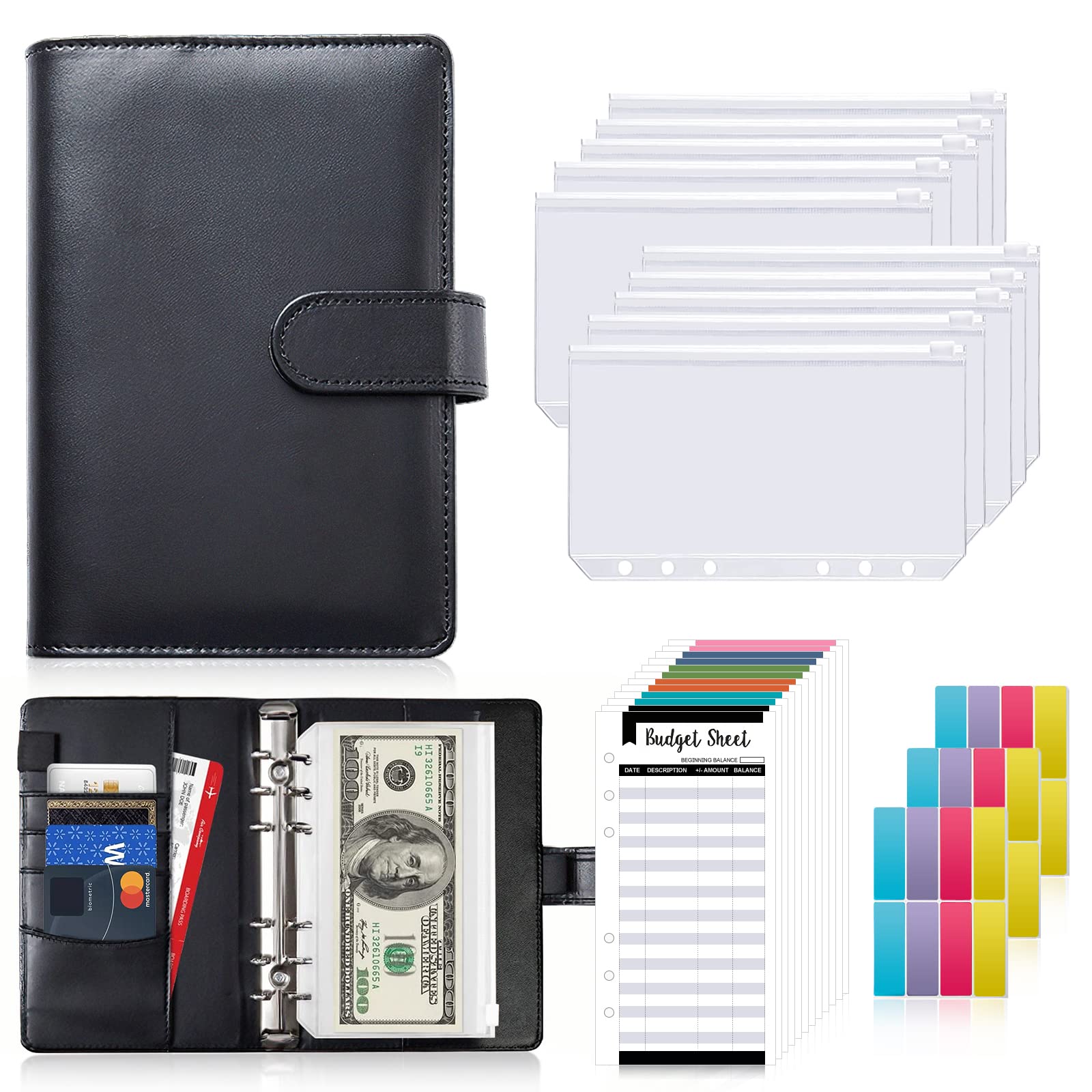Where to Custom 6 Colors Faux Leather A6 Budget Planner Binder?----Yuhe Print