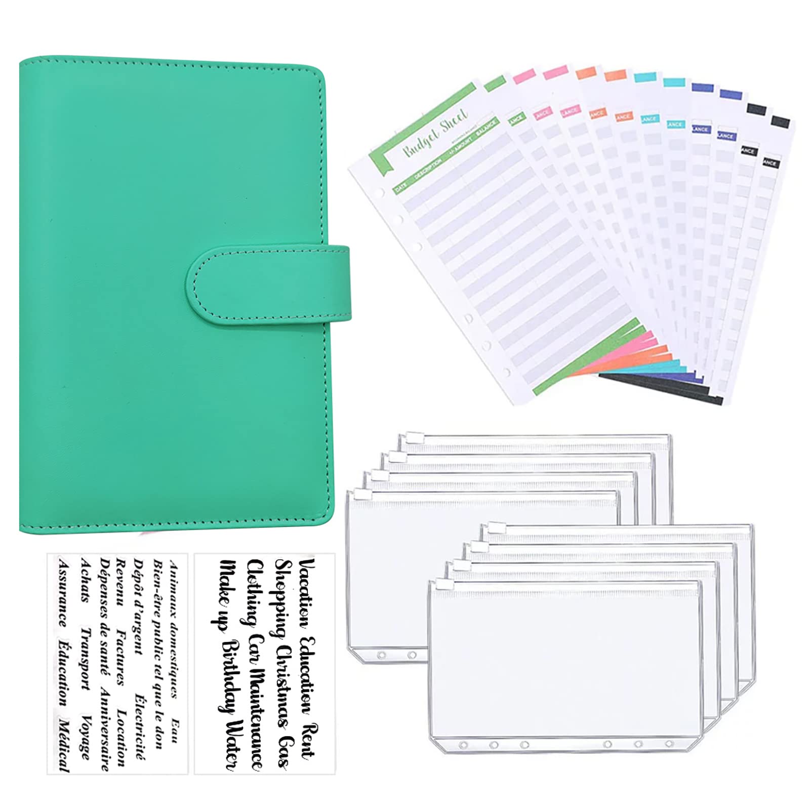 Where to custom Premium PU leather A6 budget binder set?----Yuhe Print