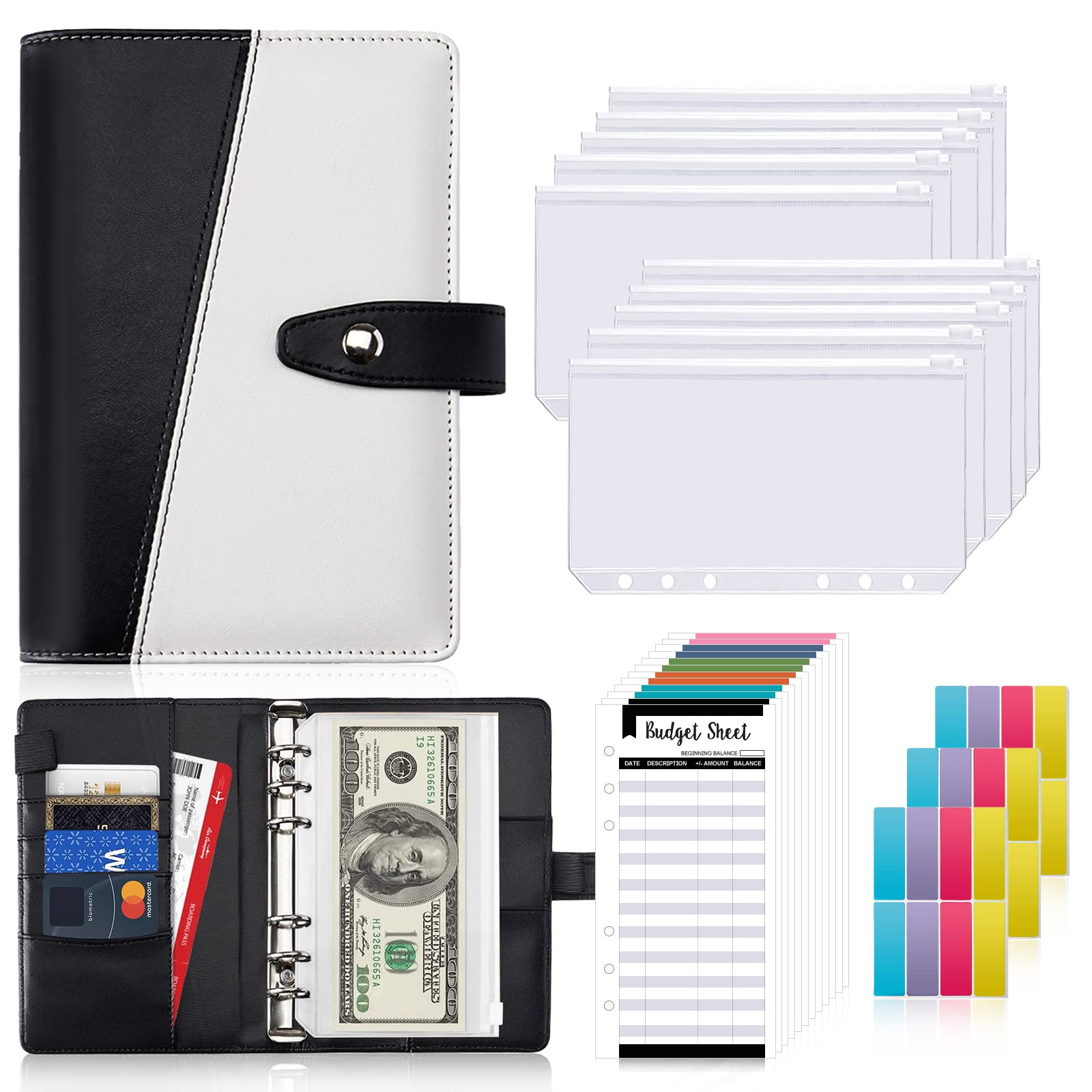 Where to custom Budget binder with cash envelopes for budgeting?