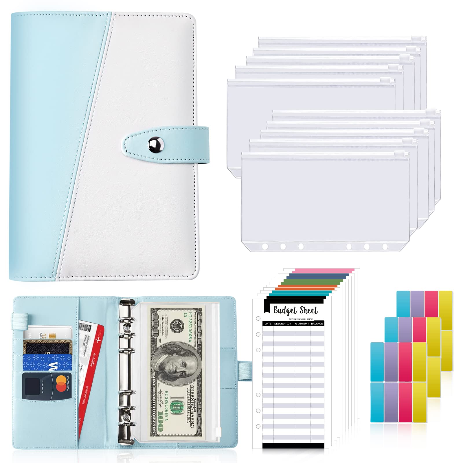Where to custom color A6 Binder Budget Envelopes System?