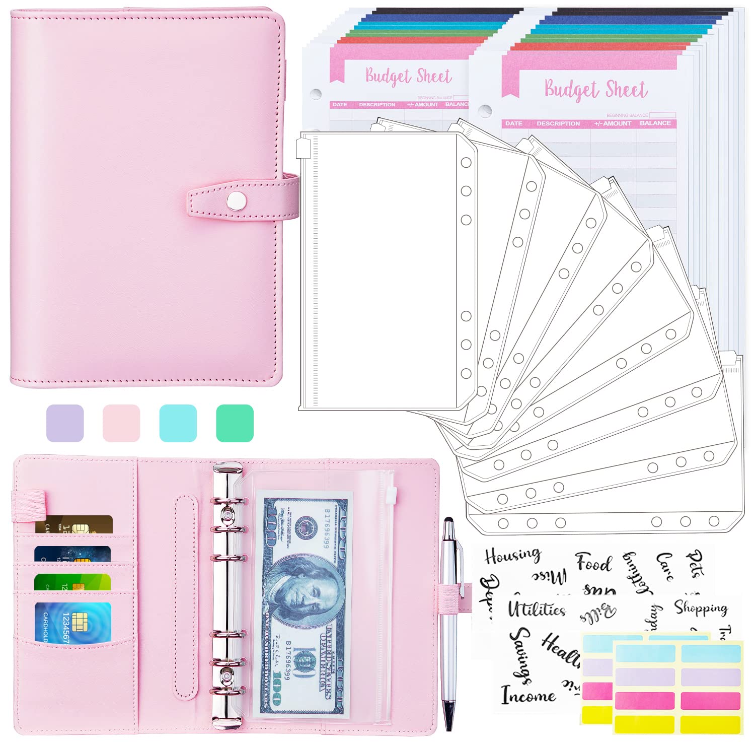 Where to purchase in stock A6 Budget Binder System?---Yuhe Print