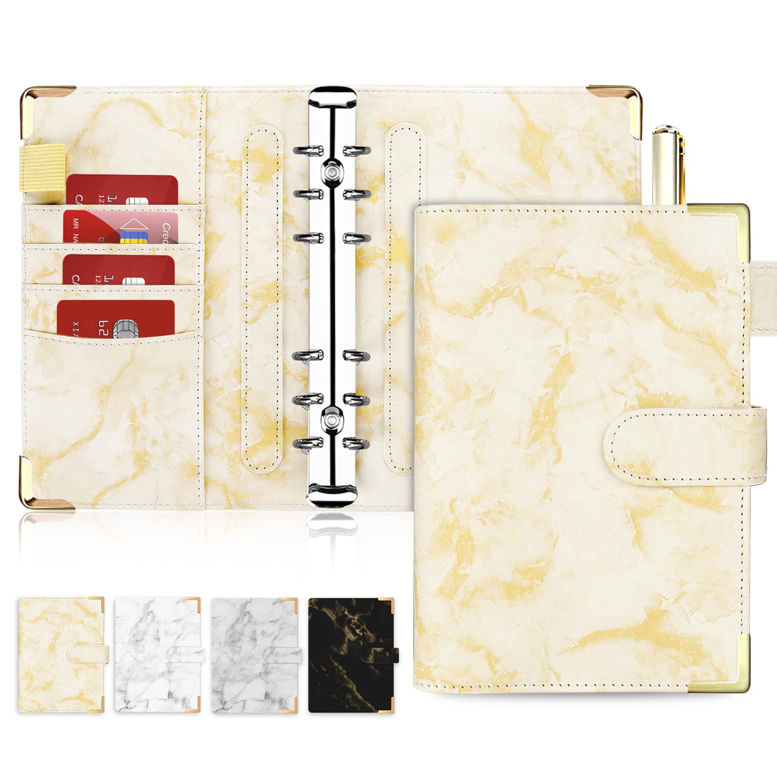 Where to wholesale Mable Faux Leather A6 Budget Planner Binder?---Yuhe Print