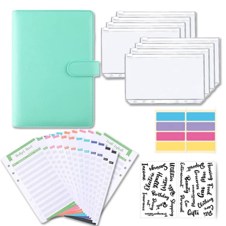 Where to order our durable PU leather A6 budget binder kit with a solid magnetic buckle?---Yuhe Print