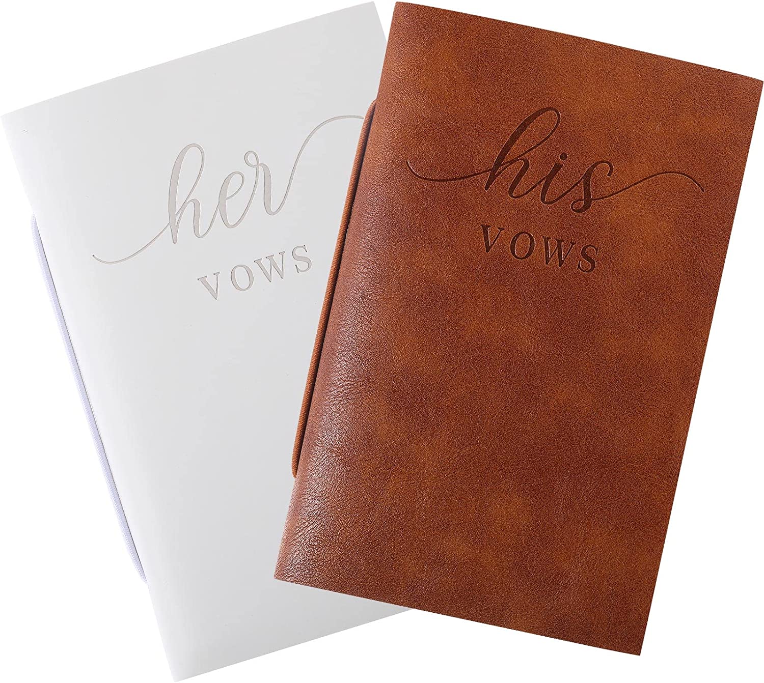 Where to custom 2 Pcs Wedding Vow Journal His and Hers Vow Notebooks for Wedding?-Yuhe Print