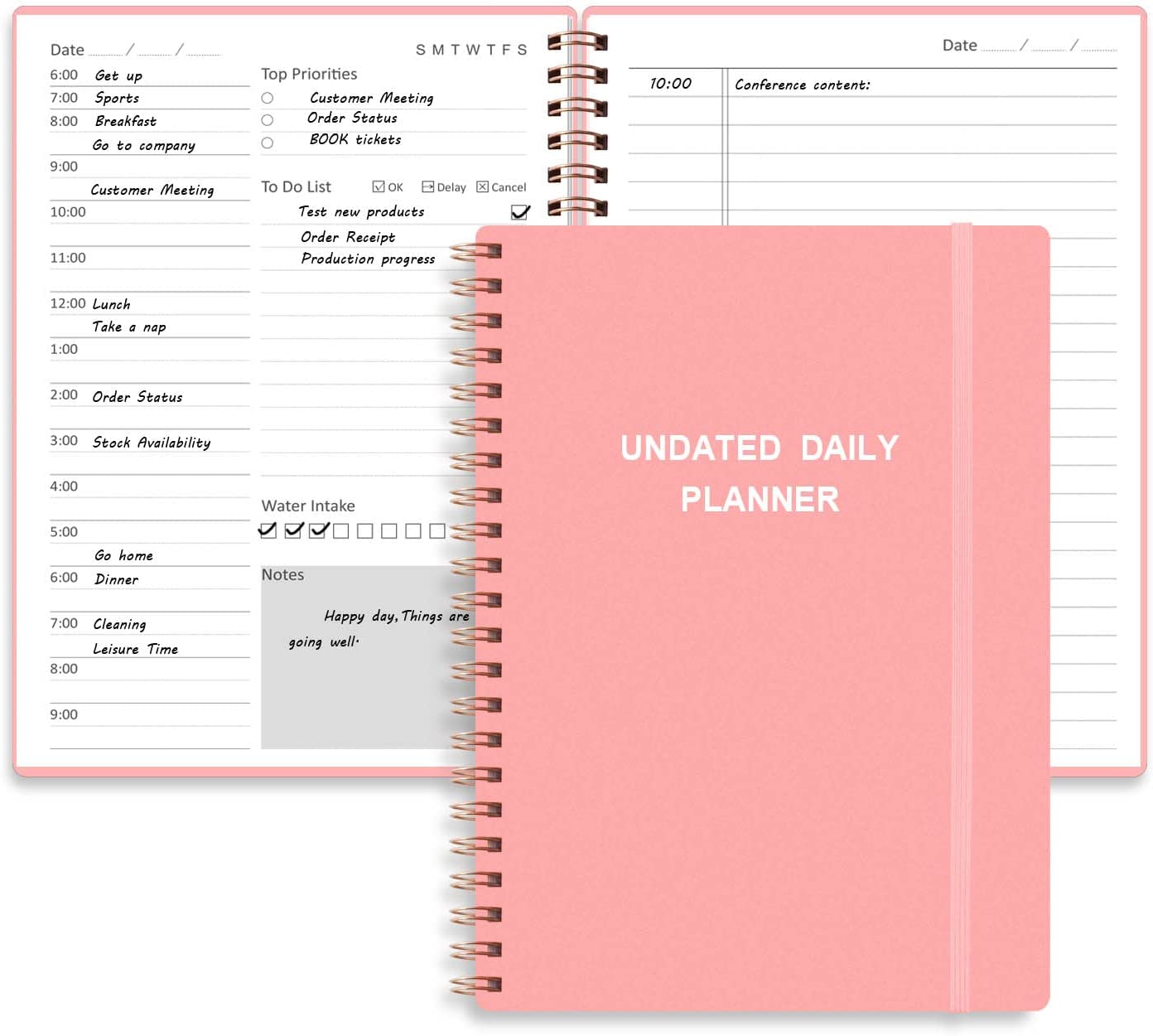 Where to custom 100gsm thick paper A5 organizer Undated Daily Planner? Yuhe Print
