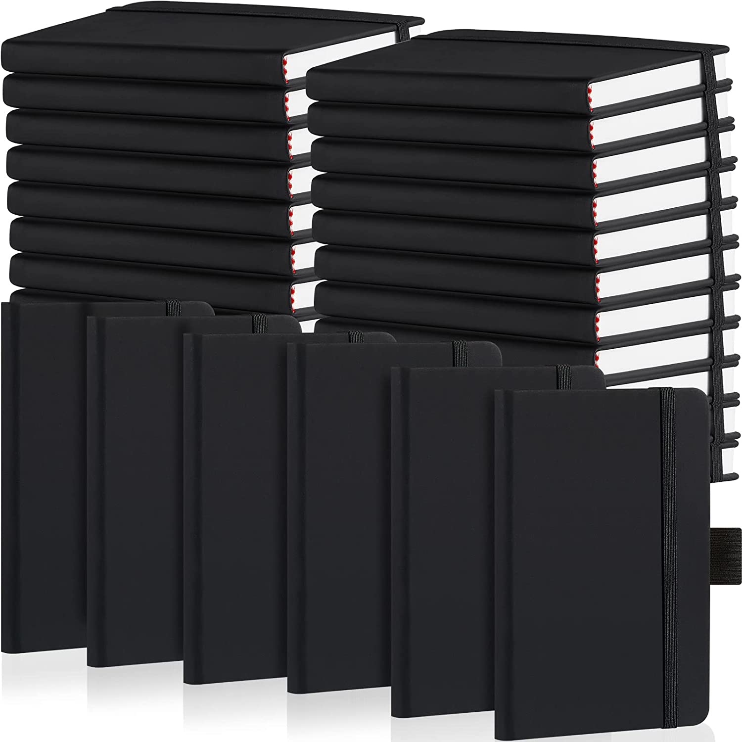 Where to Custom Small Leather Notebook Mini Ruled Lined Journal with Elastic Band?