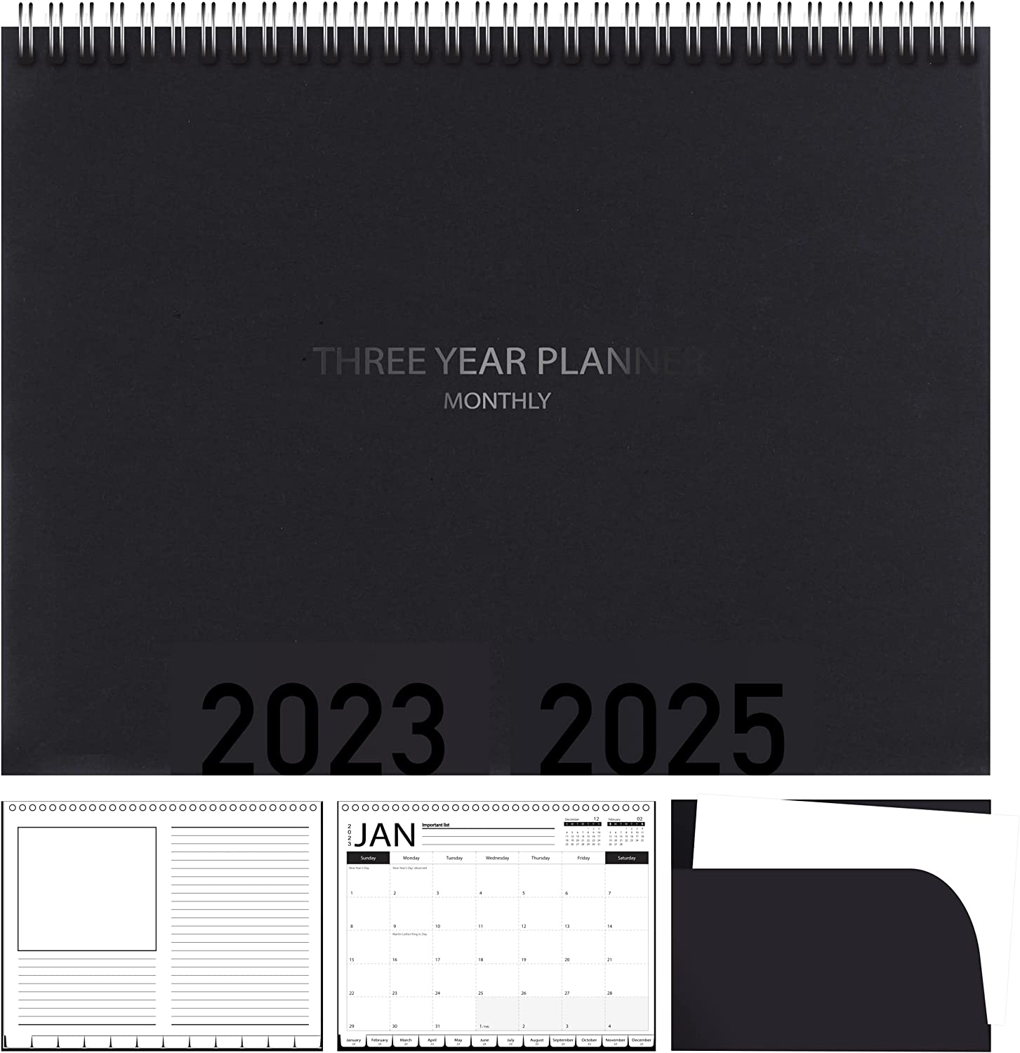 Where to custom 2023-2025 Monthly Schedule Organizer Flip Calendar Diary with Tabs? Yuhe Print