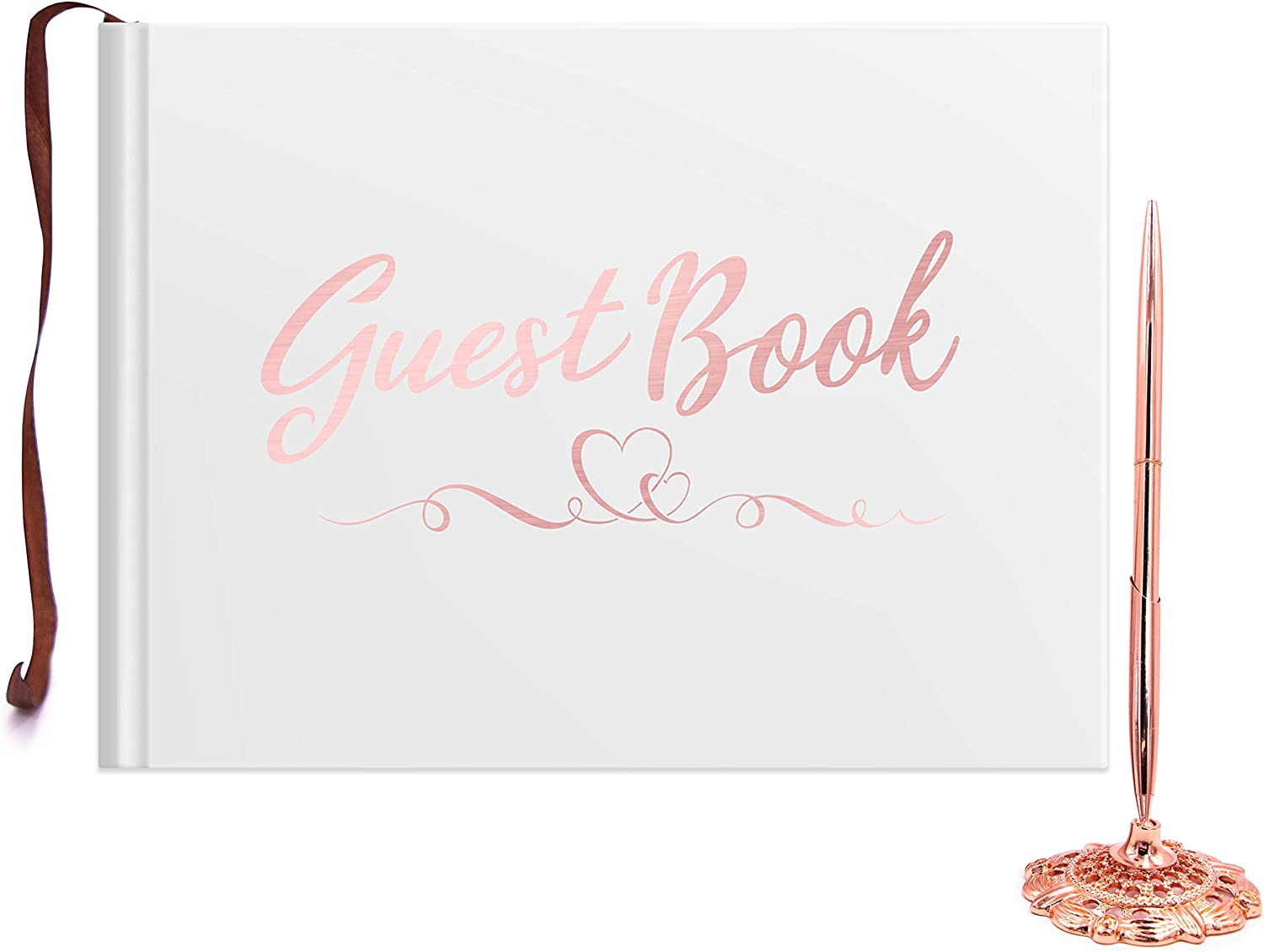 Where to custom Wedding Guestbook and Wedding Pen Set with your own design? Yuhe Print