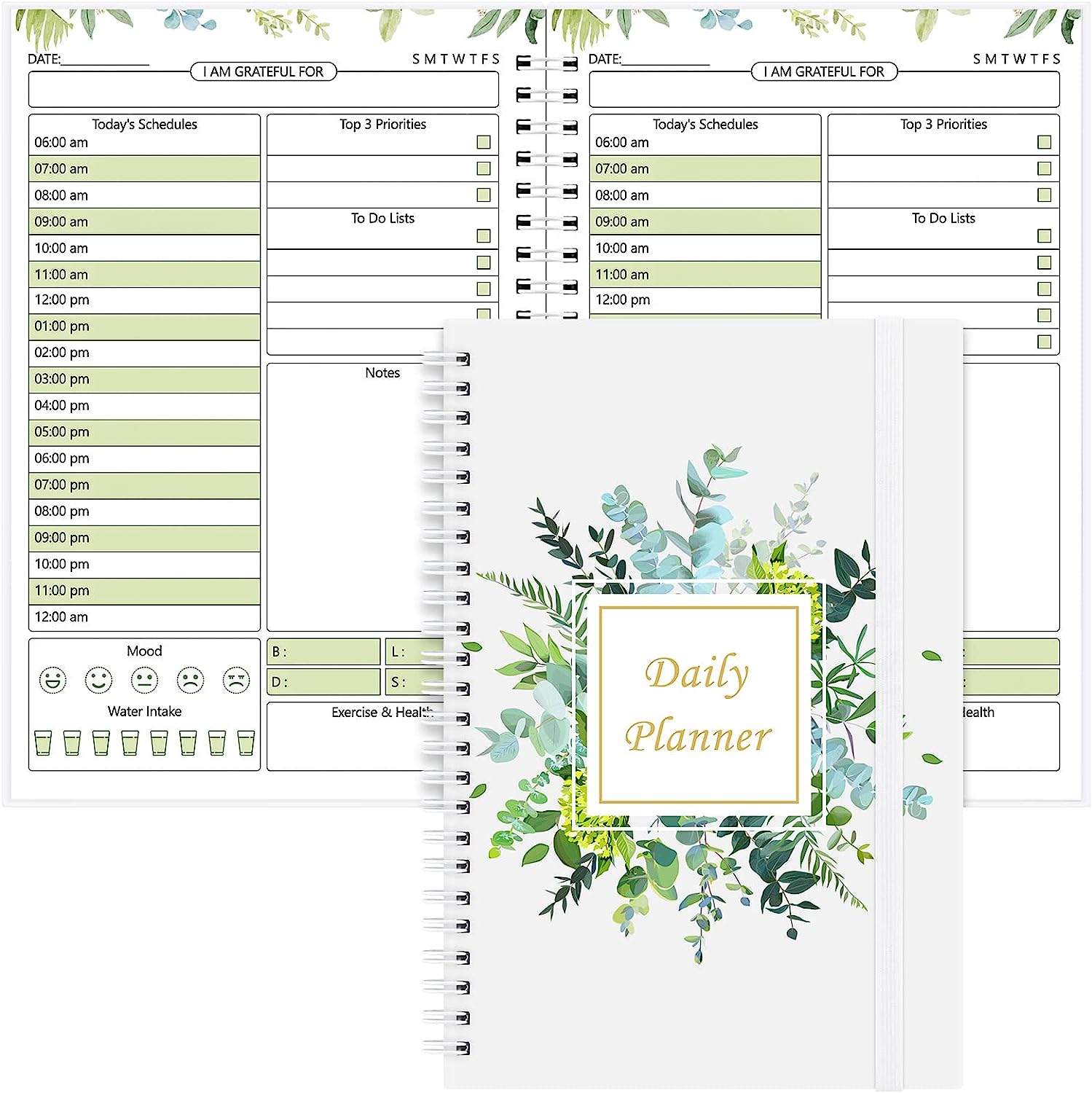 Where to custom Spiral Binding Undated Daily Planner with To Do list with your own design? Yuhe Print