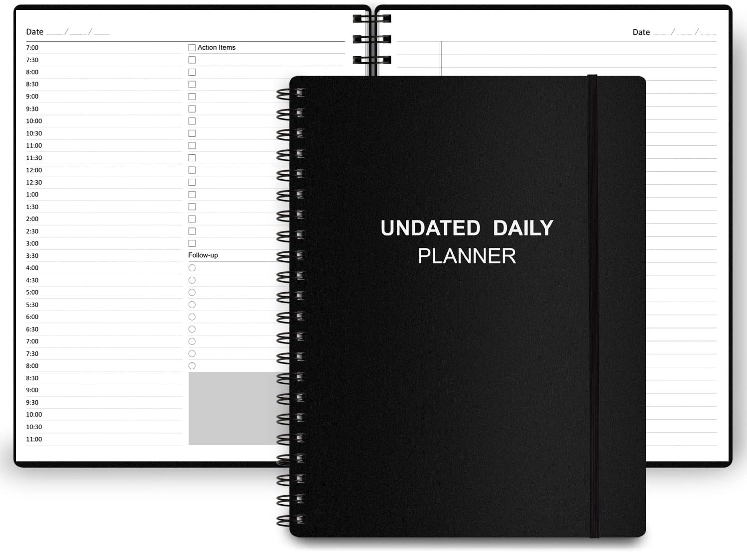 Where to custom your own Undated Daily Planner with Hourly Schedules?Yuhe Print