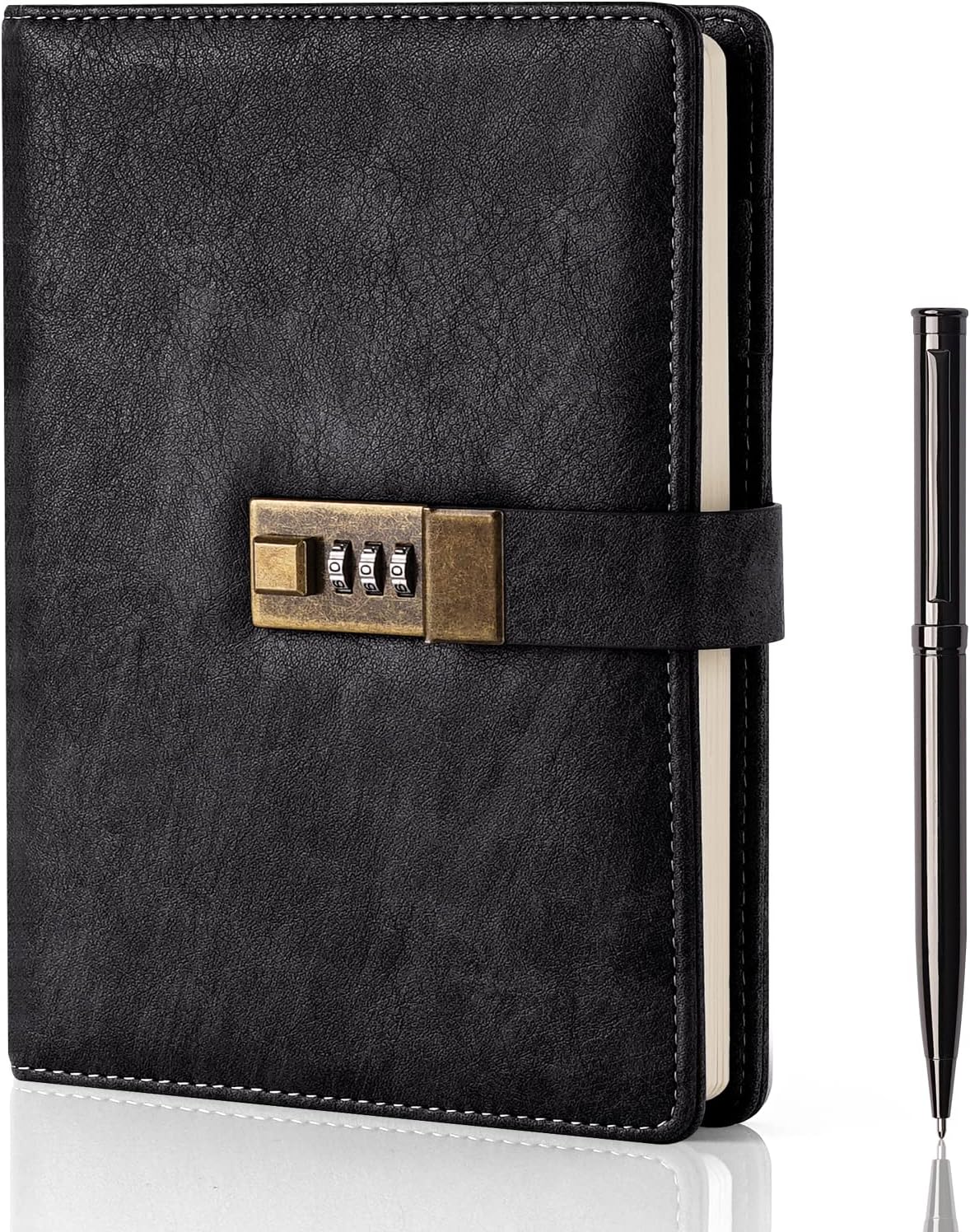 Where to custom A5 PU Leather Journal with Lock 240 Pages from Yuhe Print?