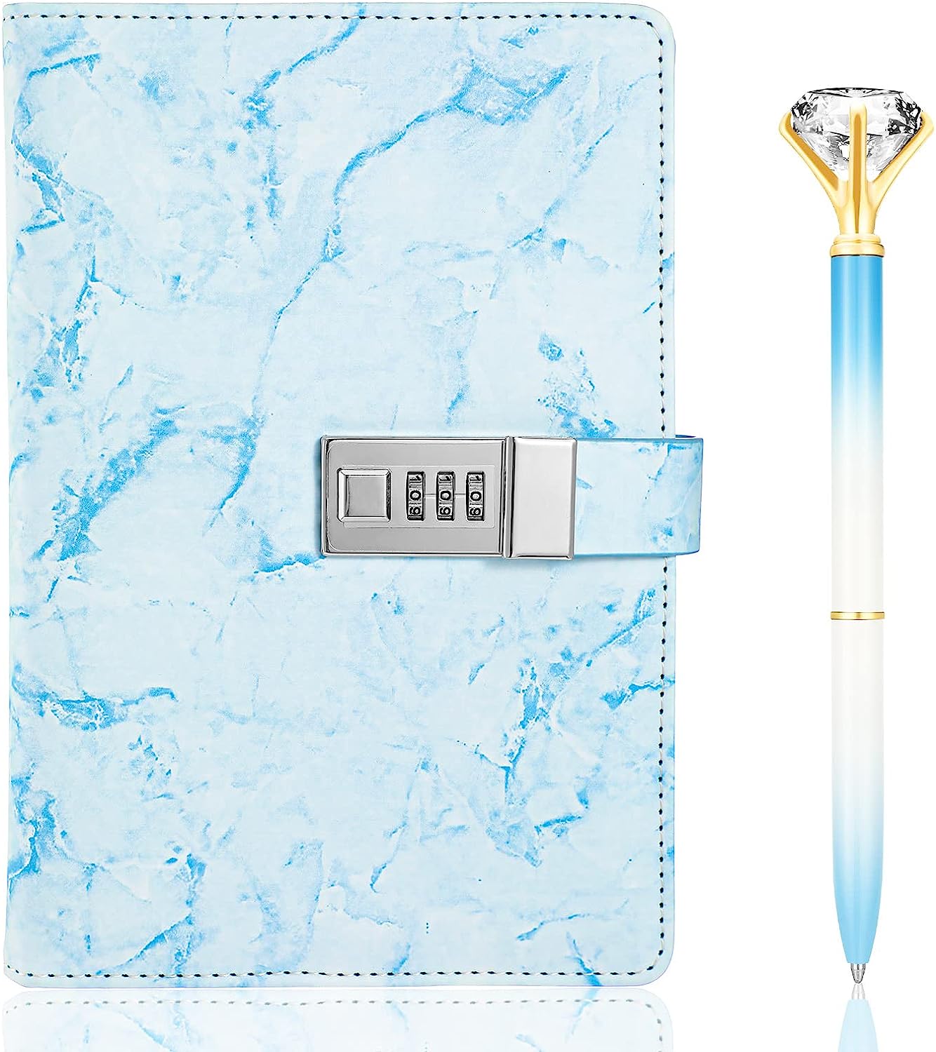 Where to custom Marble Diary with Lock PU Leathers? Yuhe Print