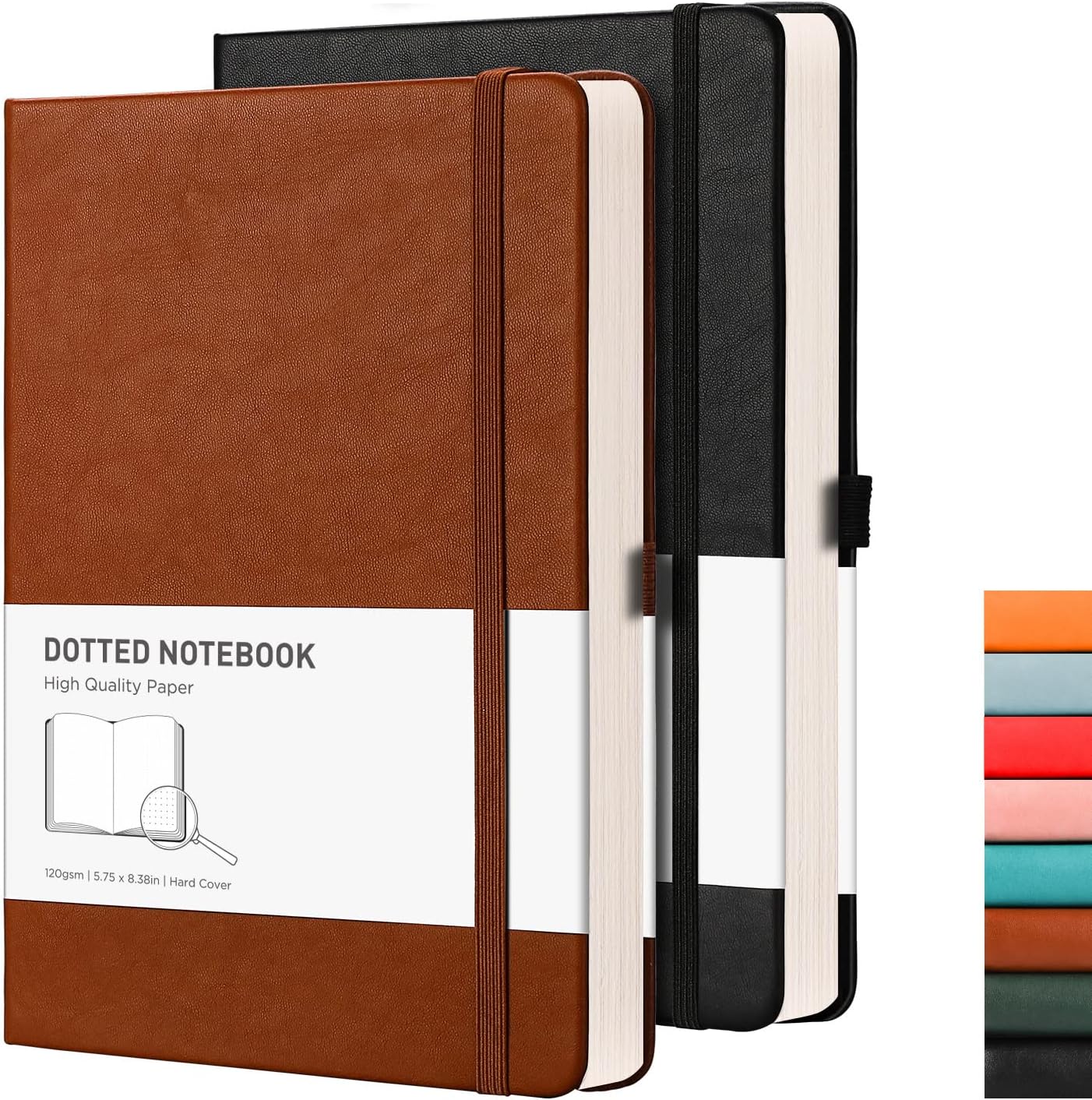 Where to customized foiled lettering of Dot Grid Hard Cover Notebook?