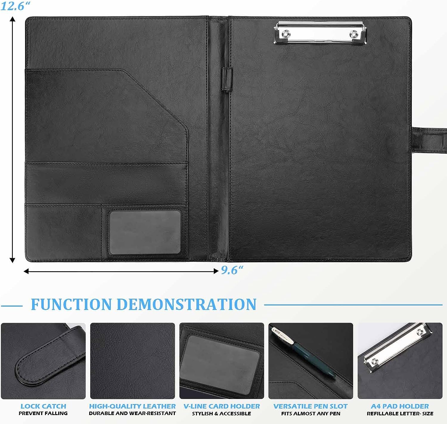 Where to custom Faux Leather Padfolio Portfolio Folder Binder? YUHE PRINT