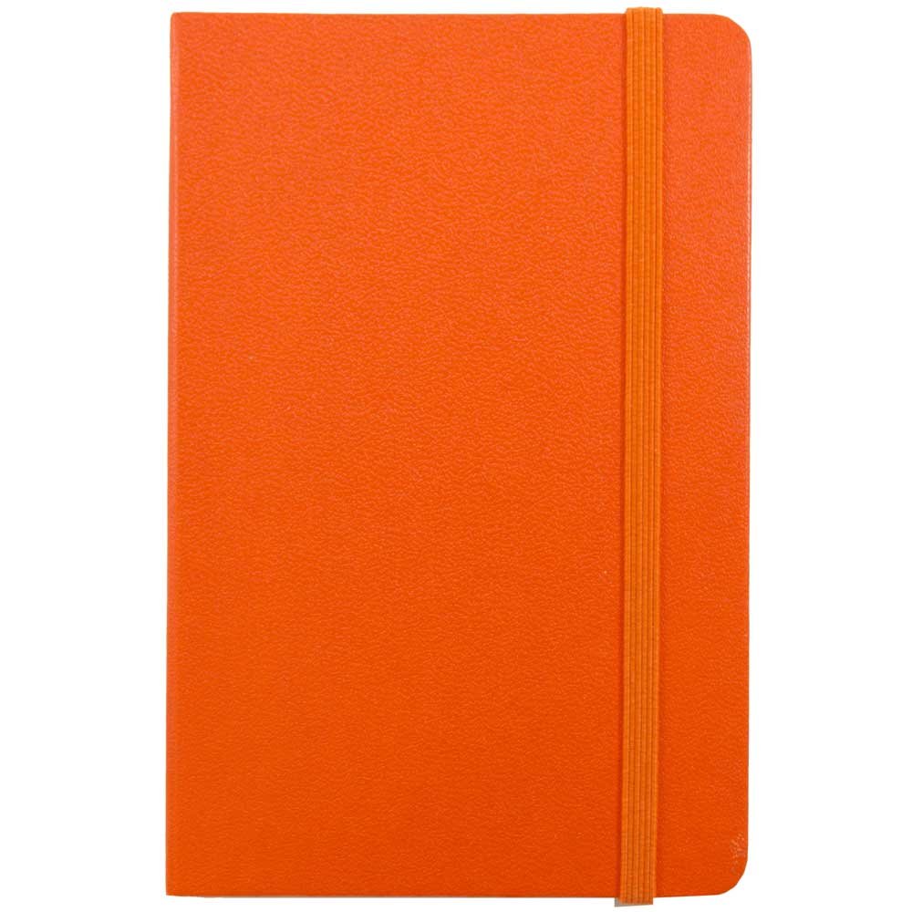 Where to Custom Logo of A5 Orange Leather Notebook?