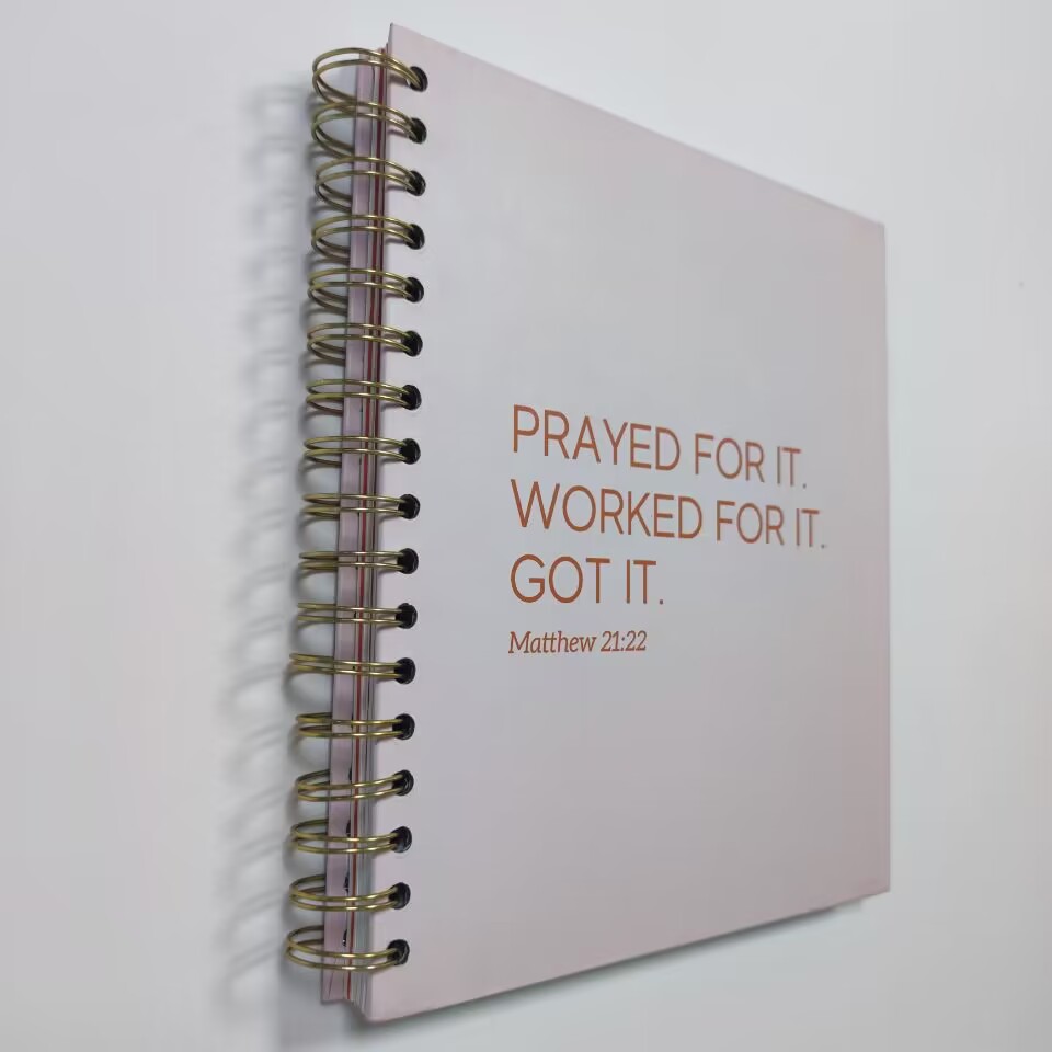 YUHE print custom planners with spiral binding