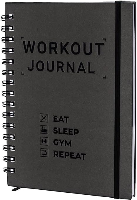 Complete Custom Fitness Journal A5 Hardcover Workout Book
