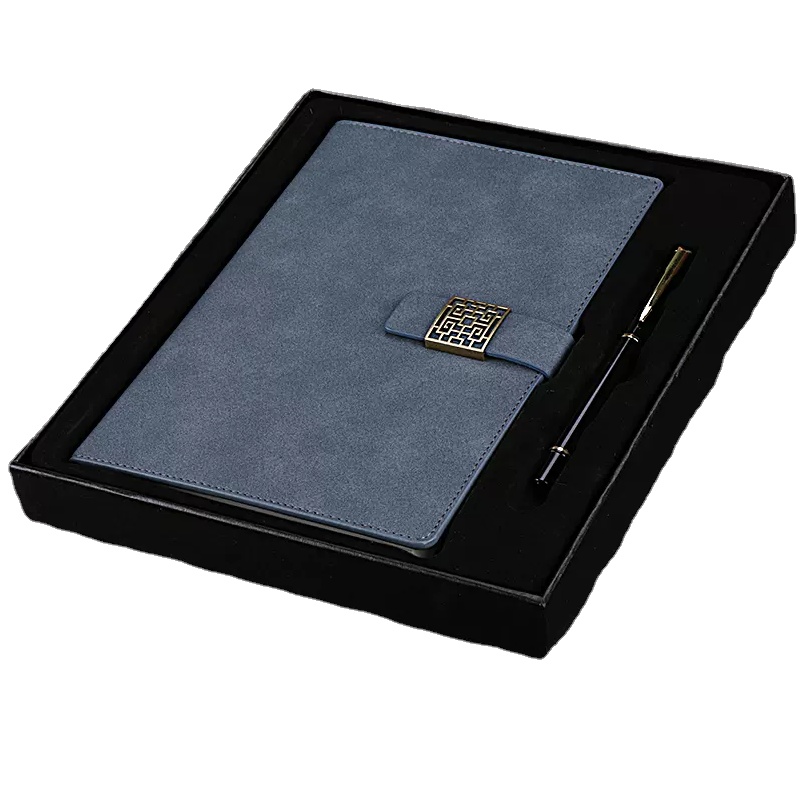 YUHE Custom with Your Logo Personalized Leather Notebook Journal Books with Pen
