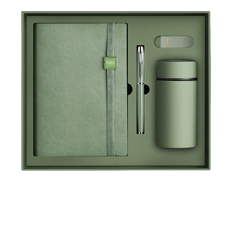 Custom Gifts Come With a Box and Gift Bag Vacuum Flask A5 Notebook and Pen Set