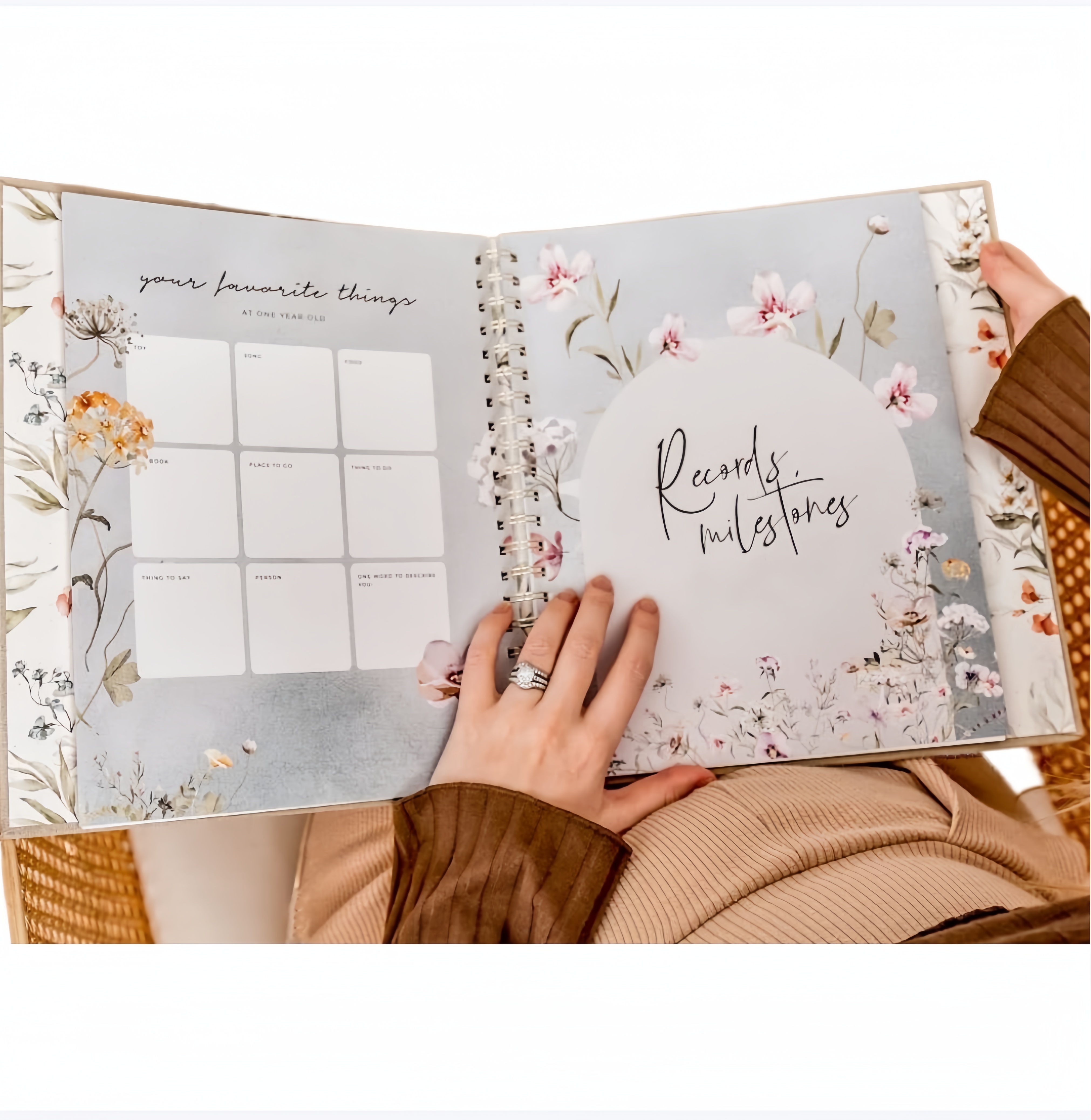 Custom Pages All Different Hardcover Hidden Spiral Journal