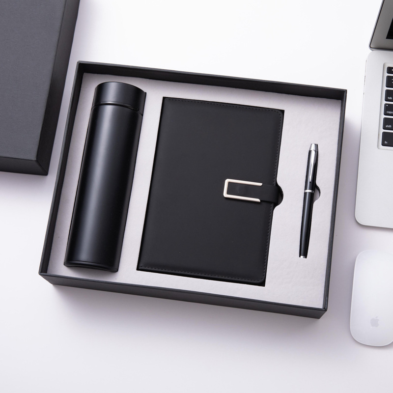 Custom Notebook Gift Box with Pen and Watter Bottle