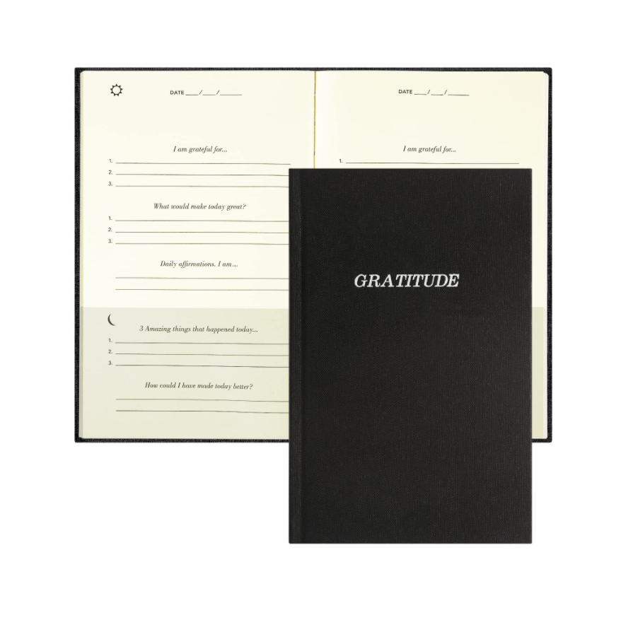 Provide Page Customization Linen Daily Gratitude Journal