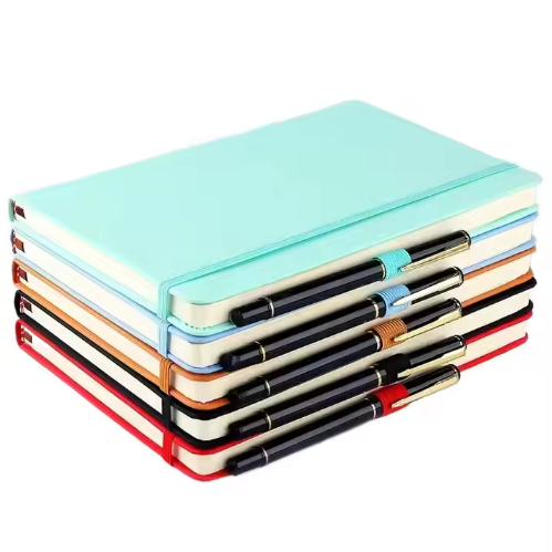 2025 2026 Factory Price Promotional Wholesale Custom PU Leather Notebooks with Your Logo Printed