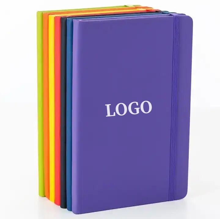 Eco Friendly Corporate Low Moq Custom Leather Hardcover Notebooks Recycled