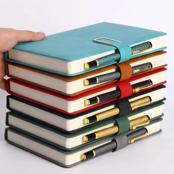 Bulk Print On Demand Leather Tomoe River Paper Notebook Custom