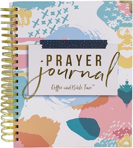 Gold-Colored Spiral Binding Hardcover Custom Bible Prayer Journal
