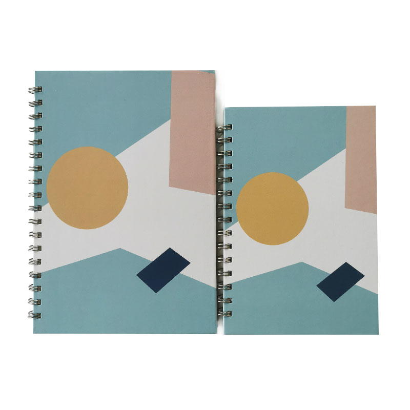 Durability Safety and Washability Materials Customized Spiral A5 Sized Notebooks