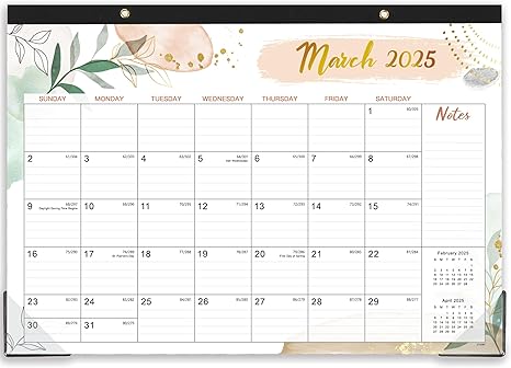 Desk Calendar 2025-2026 Custom Calendar 365 Day